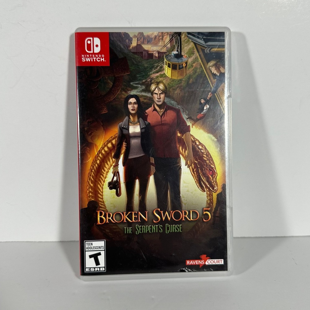 Broken Sword 5 The Serpents Curse Nintendo Switch Physical Game Ravens Court